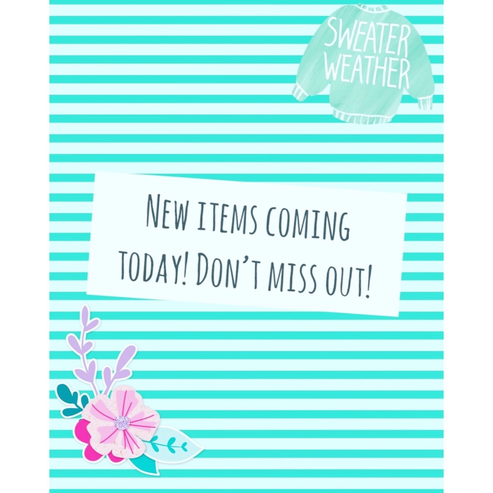 NEW ITEMS! 💜💙❤️🖤🧡💛💚
